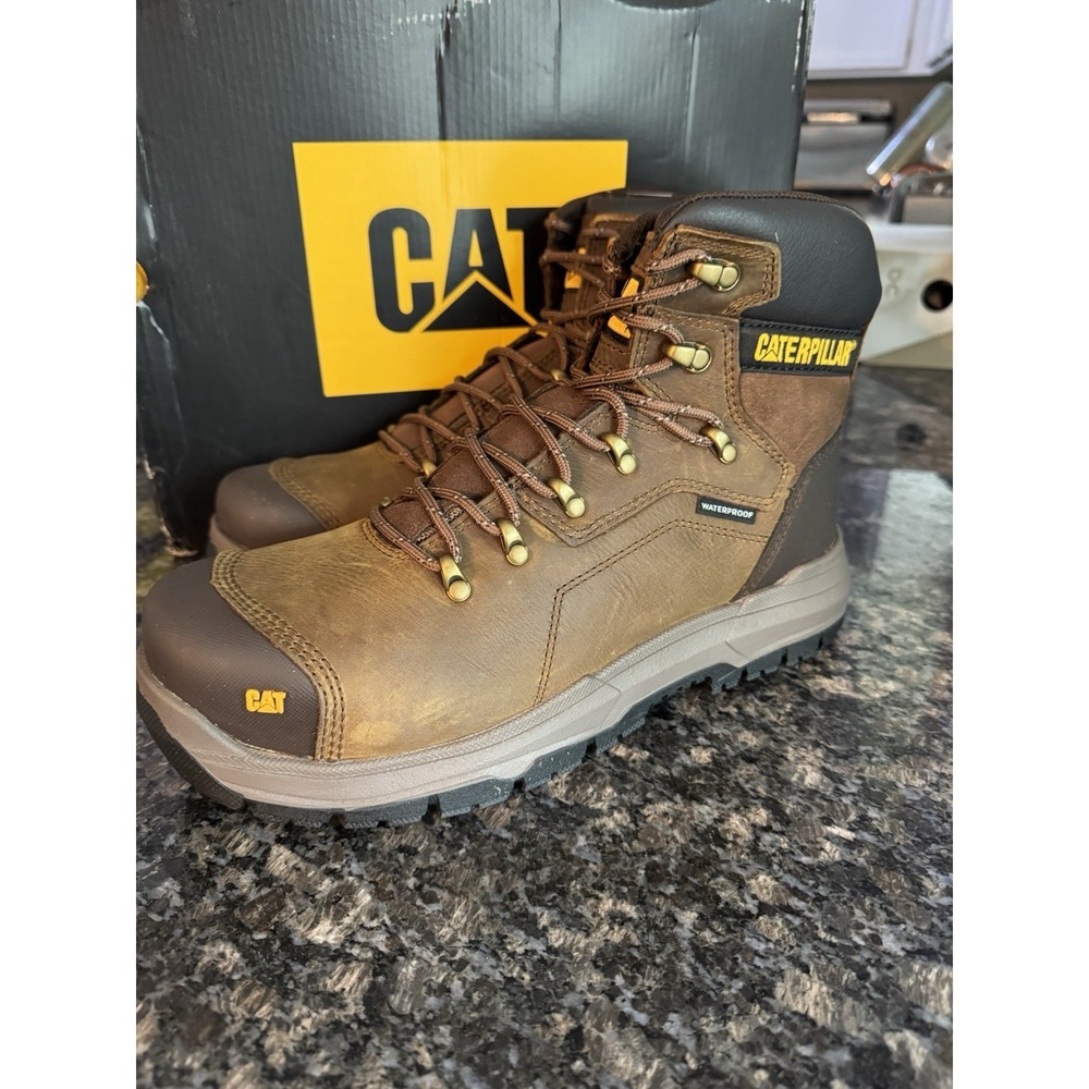 Caterpillar CAT Men's Diagnostic 2.0 Waterproof Steel Toe Work Boots‎ Sz 10.5